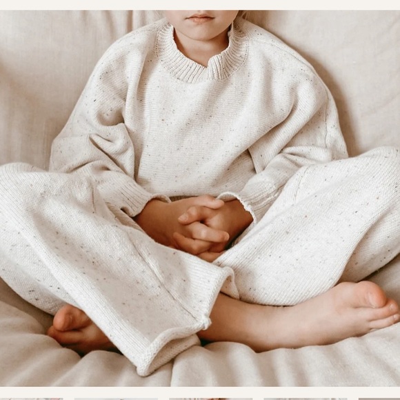 NWT 6/7 OAT & Co Pebble Chunky Knit Sweater & Sprinkle Knit Pant! - Picture 16 of 16